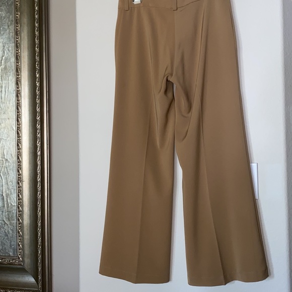 Arnaud de Paris made in France tan wide leg pants - Picture 2 of 5
